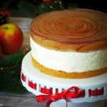Apple cinnamon cheesecake; no bake cake - PassionSpoon