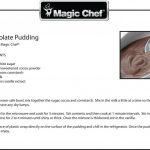 Easy to make microwavable pudding. | Chef ingredients, Chocolate pudding  recipes, Unsweetened cocoa