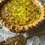 Quiche Lorraine with Rice Crust | Off the Box Cooking