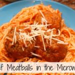 Made from Scratch Meatballs in the Microwave | The TipToe Fairy