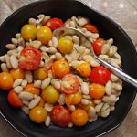 Accidentally vegan: A quick, satisfying lunch of fresh corn, cannellini  with tomatoes, rosemary – Blue Kitchen