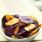 The Perfect Pear: Beet and Carrot Chips! (made in the microwave!!)