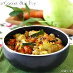 Chayote and Carrot Stir Fry – Chow Chow and Carrot Poriyal | Spicy Tasty