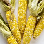 Microwave Corn on the Cob in Husk - No Messy Silk! - The Dinner-Mom