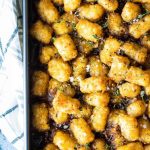 easy cottage%20pie recipe with Crispy Tater Tots - Foodness Gracious