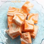 CREAMSICLE FUDGE: Easy, 4-ingredient orange creamsicle fudge