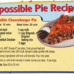 Impossible Cheeseburger Pie...INSTANT family favorite! it was ok not enough  seasoning an… | Cheeseburger pie, Bisquick recipes, Impossible cheeseburger  pie bisquick