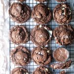 Double Chocolate Chunk Cookies with White Chocolate