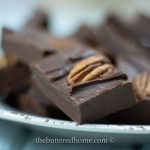 Easy Microwave Fudge ~ The Buttered Home