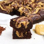 Peanut Butter Swirl Brownies | Pastry Tales