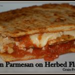 Chicken Parmesan on Herbed Flatbread (Grain-Free)