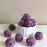 Purple Yam Mochi Balls (紫薯麻糬波波) - Vancouver Pigout