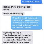 People Ask Their Parents How To Cook A 25 Lb Turkey In A Microwave And Here  Are 31 Hilarious Responses | Bored Panda