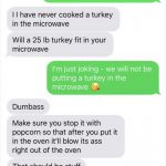 People Ask Their Parents How To Cook A 25 Lb Turkey In A Microwave And Here  Are 31 Hilarious Responses | Bored Panda