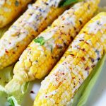 Grilled Sweet Corn With Mint-Chili-Garlic Butter