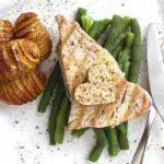 Grilled Tuna Steak (with Seaweed Butter) - Easy & Delicious -