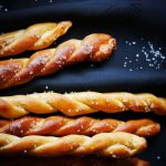Homemade braided breadsticks; salt & cheese - PassionSpoon recipes
