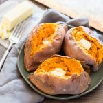 oven roasted sweet potato halves - Marin Mama Cooks