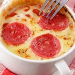 90-Seconds Keto Pizza In A Mug - Easy Low Carb Recipe Idea - Lazy Girl