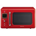700W Daewoo KOR-7LRER Retro Microwave Oven ft. 0.7 cu Pure Red Home &  Garden Microwave Ovens