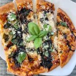 15 minute Margherita Flatbread Recipe (With Balsamic Glaze) - Fad Free  Nutrition Blog