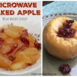 WW Microwave Baked Apple Dessert Recipe | Simple Nourished Living