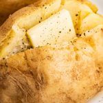 Microwave Baked Potato - Baking Mischief