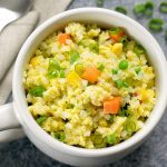 How to Make Cauliflower Fried Rice in the Microwave - Kirbie's Cravings