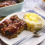 Egg stuffed meatloaf; simple, healthy festive dish - PassionSpoon recipes