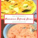 Microwave Refried Beans into Nachos | Just Microwave It