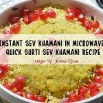 Instant Sev Khamani in Microwave Recipe | Magic of Indian Rasoi