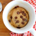 Microwave Chocolate Chip Mug Cookies - Picklebums