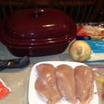 The Practical Pinner: The Pampered Chef Deep Covered Baker Microwave  Chicken Fajitas