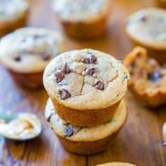 Flourless Peanut Butter Muffins (with Chocolate Chips!) - Averie Cooks
