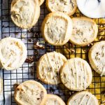 Chocolate Dipped Pistachio Shortbread Cookies – Modern Honey