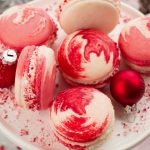Peppermint Candy Cane Macarons | suzie sweet tooth
