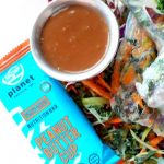 Your Go To Sauce – Peanut Wasabi Sauce & Kale Slaw Spring Rolls