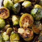 Easy Roasted Brussel Sprouts with Lemon and Garlic • So Damn Delish