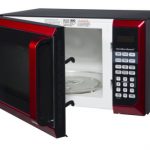 Microwave Ovens Ft Hamilton Beach Modern 0.9 Cu Red Stainless Steel  touch-pad Microwave Oven Home & Garden