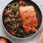 Maple Ginger Baked Salmon - Fit Foodie Finds