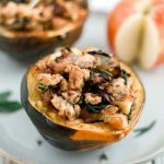 Sausage and Apple Stuffed Acorn Squash [Whole30 | Paleo] | What Molly Made