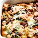 Spinach & Bacon Breakfast Strata | Sally's Baking Addiction