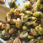 Honey & Balsamic Air Fryer Brussels Sprouts - Bitz & Giggles