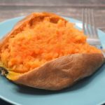 How to Microwave A Sweet Potato {EASIEST WAY} - Basil And Bubbly