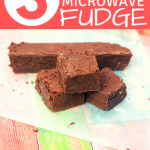3 Minute Microwave Fudge | Just Microwave It