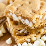 Chewy White Chocolate Blondies Recipe | Scrambled Chefs