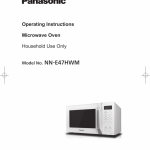 Panasonic NNE47HWMBPQ Operating instructions | Manualzz