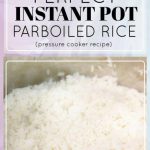 How To Cook Parboiled Rice In Pressure Cooker - arxiusarquitectura