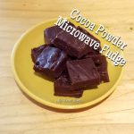 Cocoa Powder Microwave Fudge | Mrs. Dessert Monster