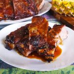 applesauce glazed oven baby back ribs » the practical kitchen